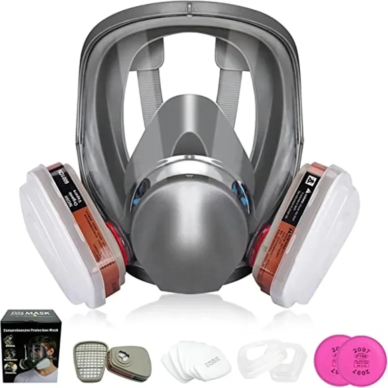 Woodworking Respirator - 6800 maschera antiappannamento, vernice industriale, Spray,