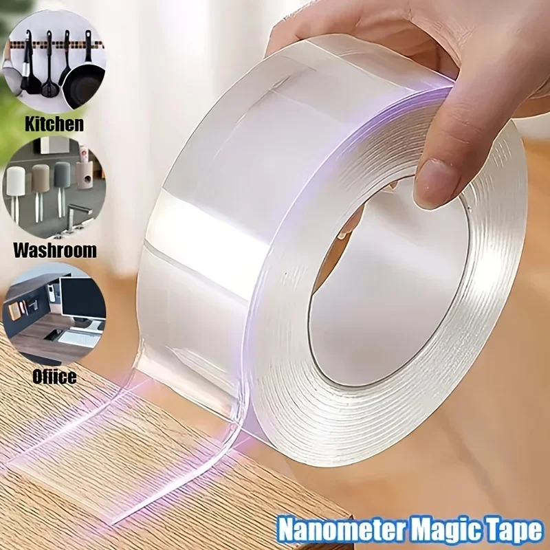 Woodworking Essential Tools - 5m doppio contatto Nano Tape potente