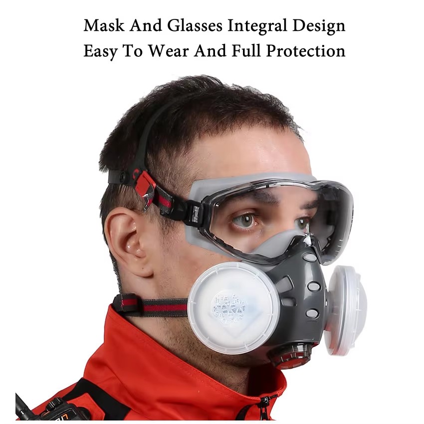 Respiratore con occhiali di si - Woodworking Respirator recensione e prezzo