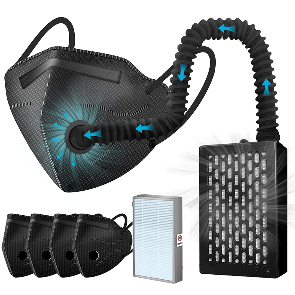 Maschera elettrica KN95 con ve - Woodworking Respirator recensione e prezzo
