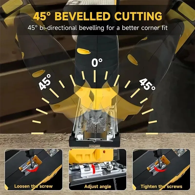 Sega a curva elettrica senza f - Woodworking Jigsaw recensione e prezzo