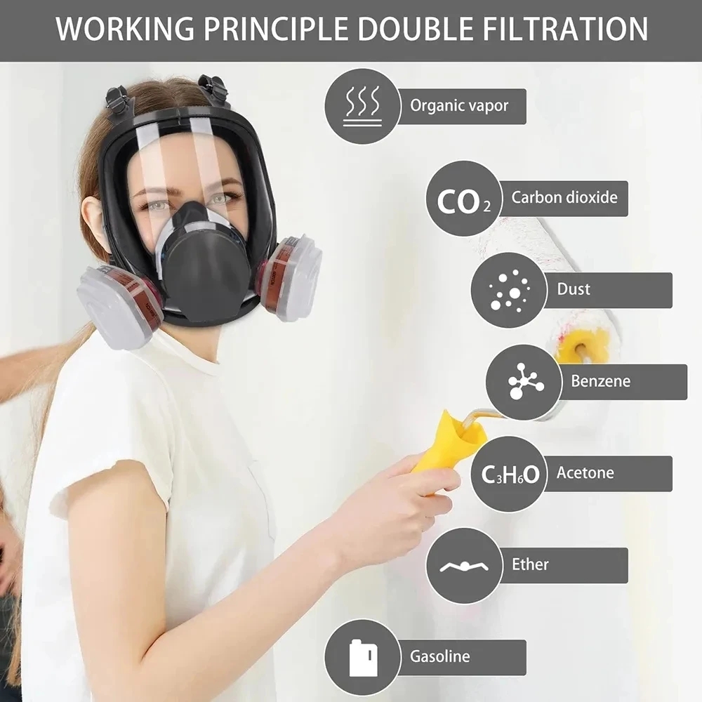 6800 maschera antiappannamento - Woodworking Respirator recensione e prezzo