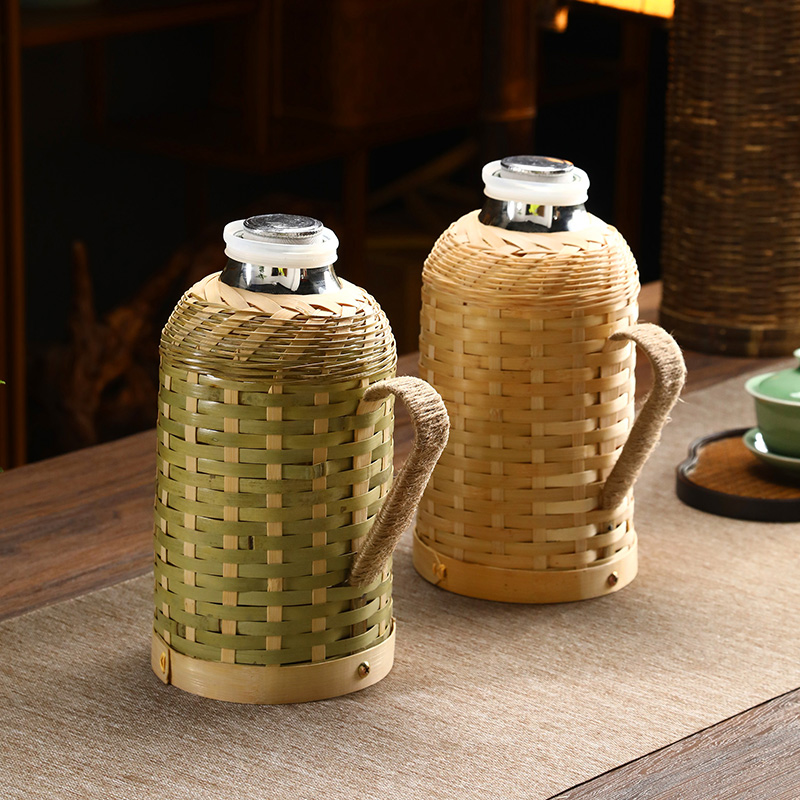 Thermos in bambù intrecciato a - Woodworking Vacuum Press recensione e prezzo