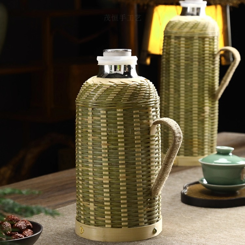 Thermos in bambù intrecciato a - Woodworking Vacuum Press recensione e prezzo