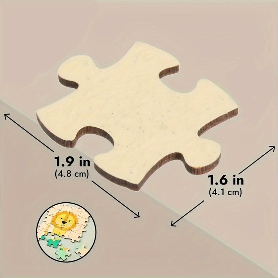 Chip di puzzle in MDF marrone  - Woodworking Jigsaw recensione e prezzo