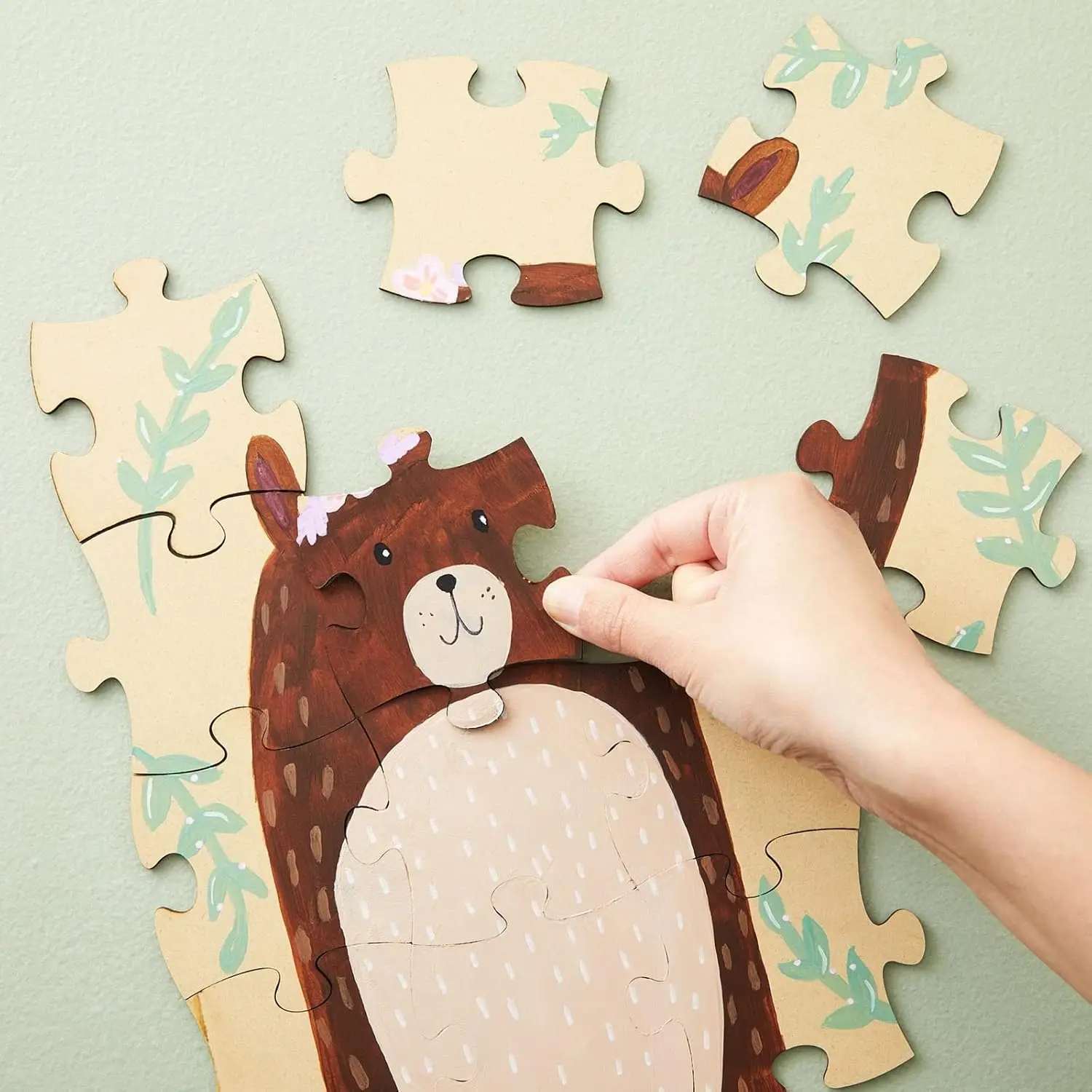 Chip di puzzle in MDF marrone  - Woodworking Jigsaw recensione e prezzo